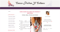 Desktop Screenshot of cursos-piedras-y-collares.com